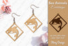 Sea Animals Earrings Laser Cut SVG Bundle