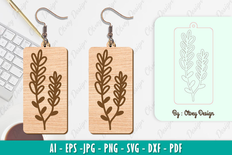 Flower Earring SVG Bundle 29 - CraftNest - Digital Crafting and Art