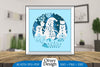 Snowman 3D Shadowbox Layered Papercut SVG Bundle