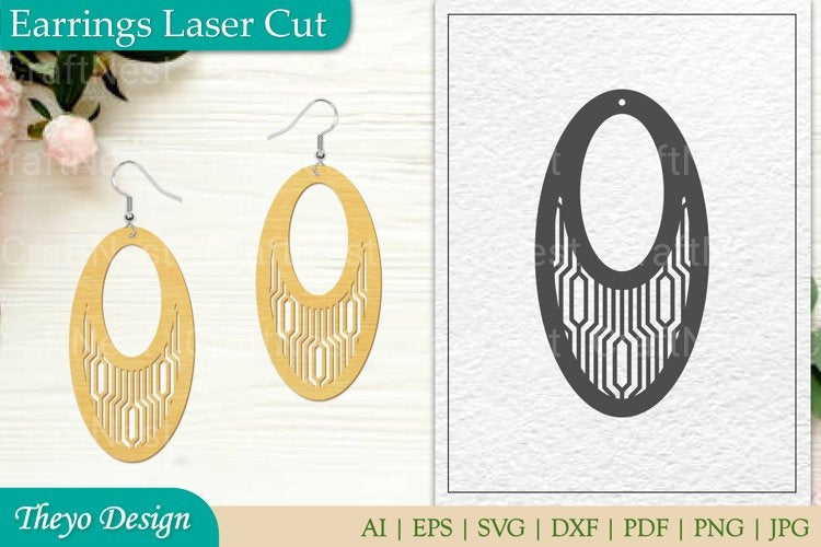 Laser Cut Earrings SVG Bundle