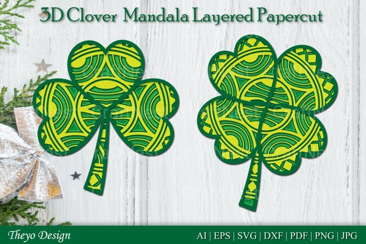 Clover Mandala SVG Bundle