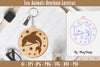 Keychain Sea Animals Laser Cut SVG Bundle