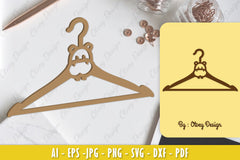 Baby Animals Hanger Laser Cut SVG Bundle 8 - CraftNest - Digital Crafting and Art