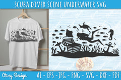 Scuba Diver Underwater World SVG Bundle 7 - CraftNest - Digital Crafting and Art
