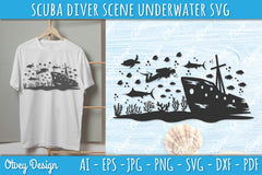 Scuba Diver Underwater World SVG Bundle 4 - CraftNest - Digital Crafting and Art