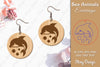 Sea Animals Earrings Laser Cut SVG Bundle