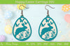 Easter Bunny Earring SVG Bundle
