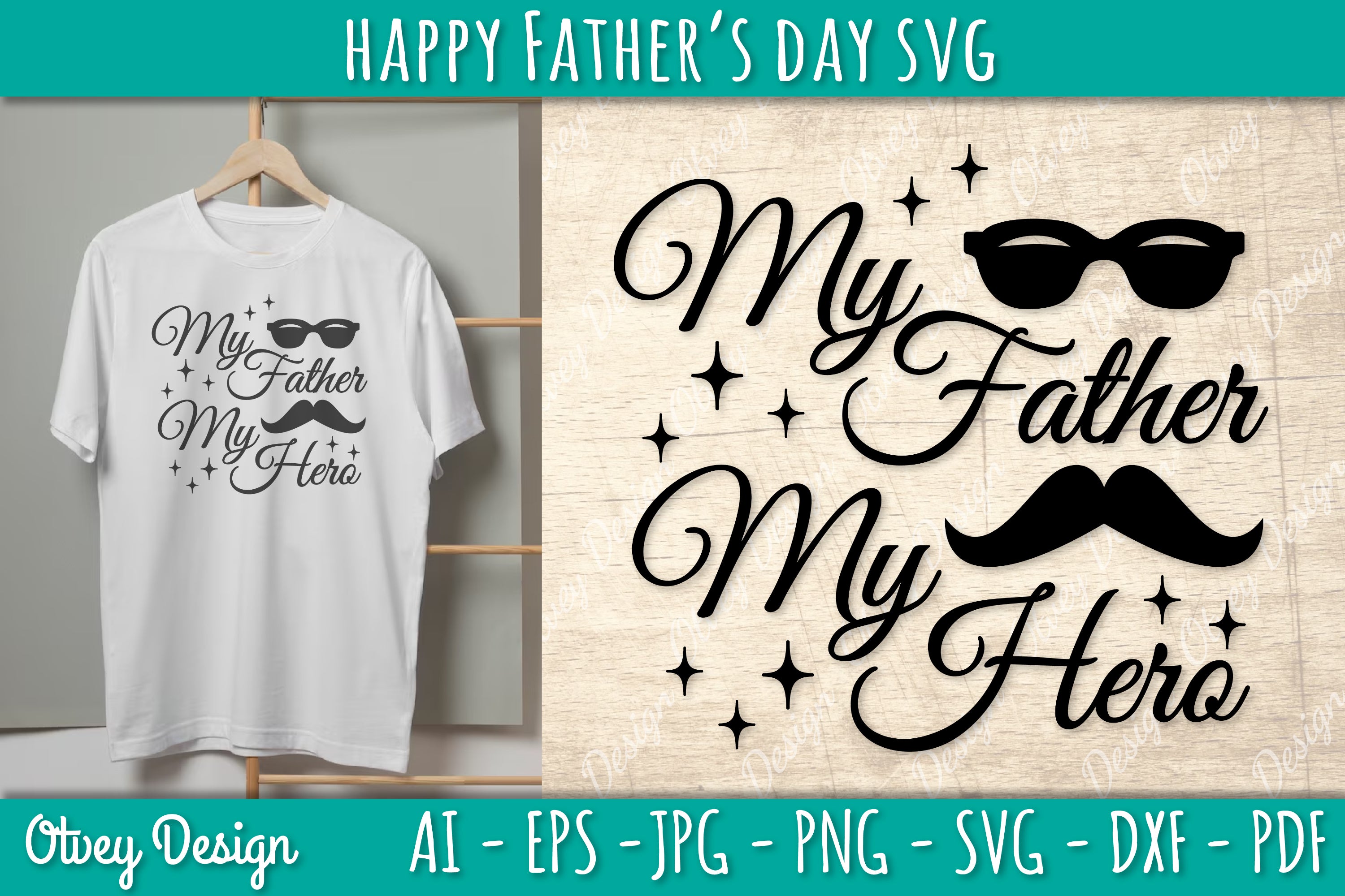 Happy Father's Day SVG Bundle 17 - CraftNest - Digital Crafting and Art