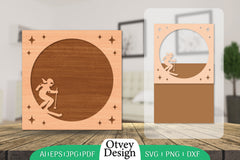 Ski Laser Cut Photo Frame SVG Bundle 3 - CraftNest - Digital Crafting and Art