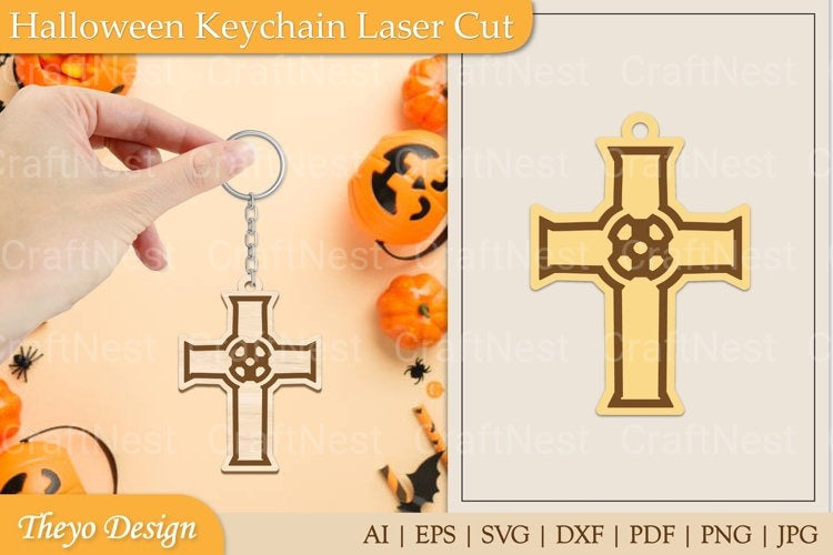 Halloween Keychain SVG Bundle