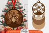 Christmas Gnome Ornament Lasercut SVG Bundle
