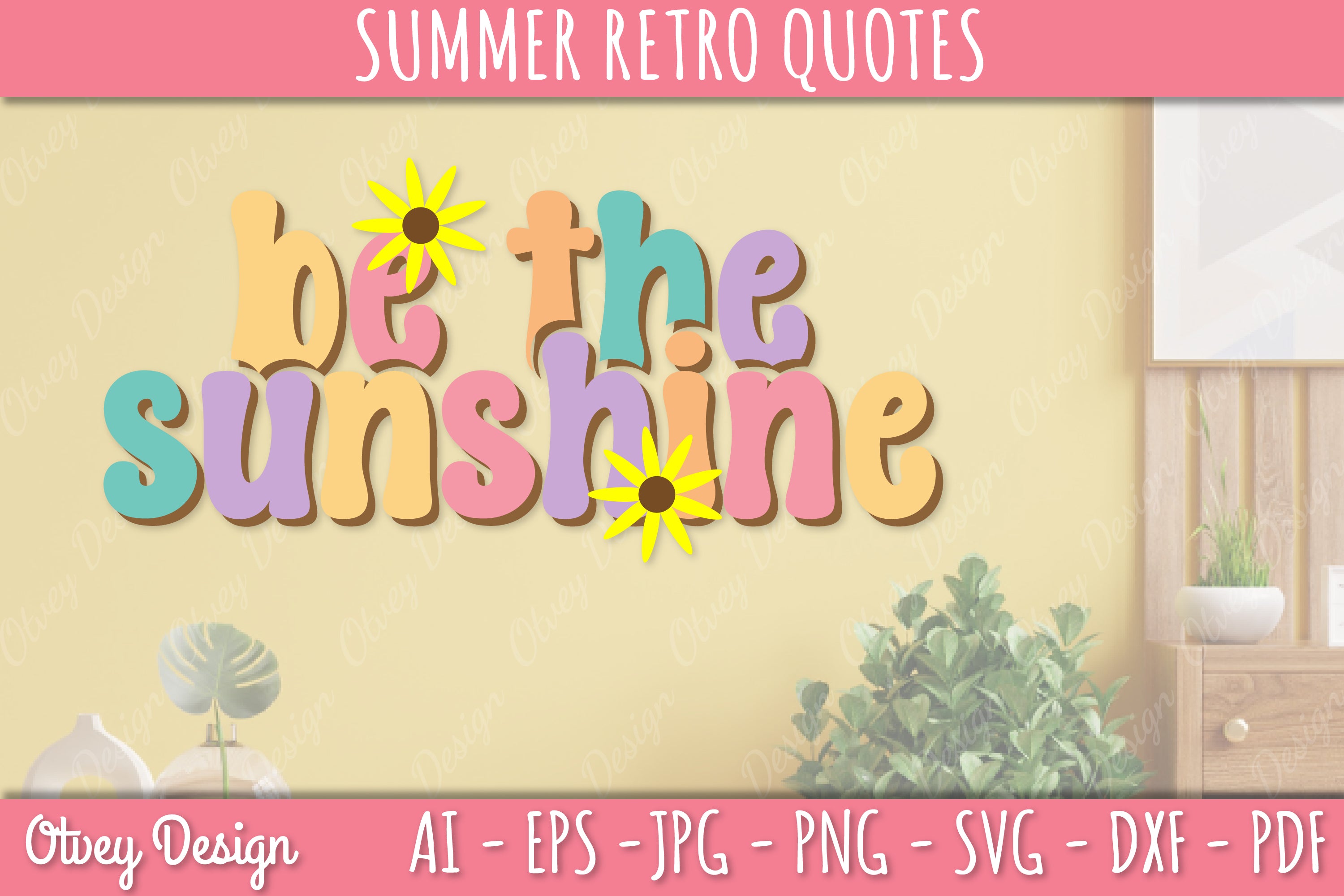Summer Retro Quotes SVG Bundle