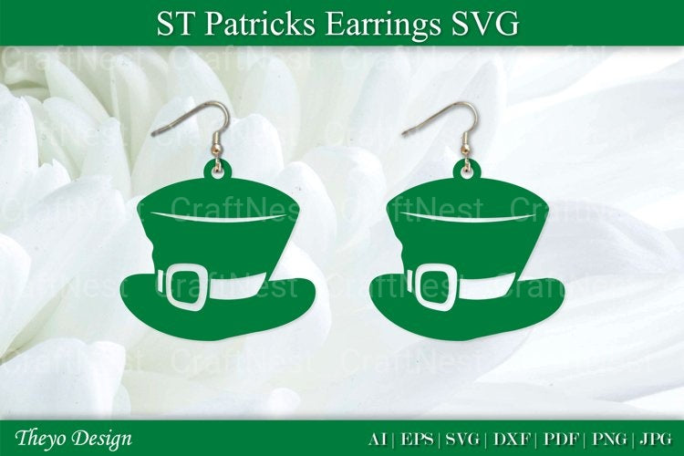 St Patrick's Day Earrings SVG Bundle