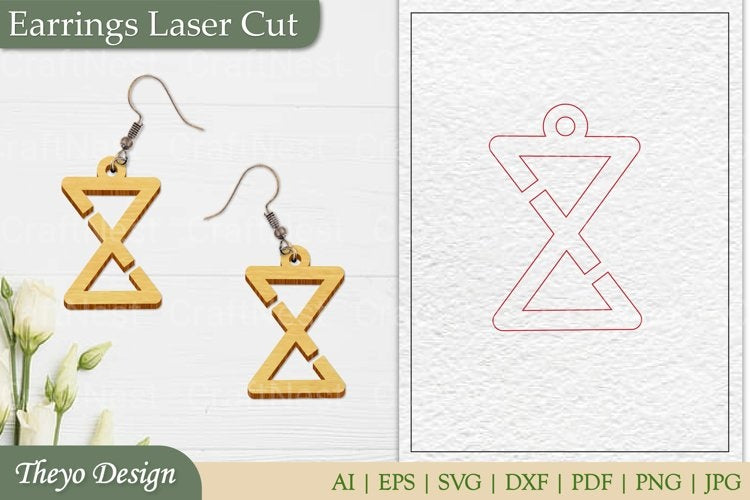 Laser Cut Earrings SVG Bundle