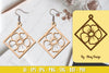 Flower Earring Laser Cut SVG Bundle