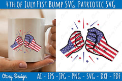 4th of July Patriotic Fist Bump SVG Bundle 2 - CraftNest - Digital Crafting and Art