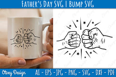 Father's Day Fist Bump SVG Bundle 6 - CraftNest - Digital Crafting and Art