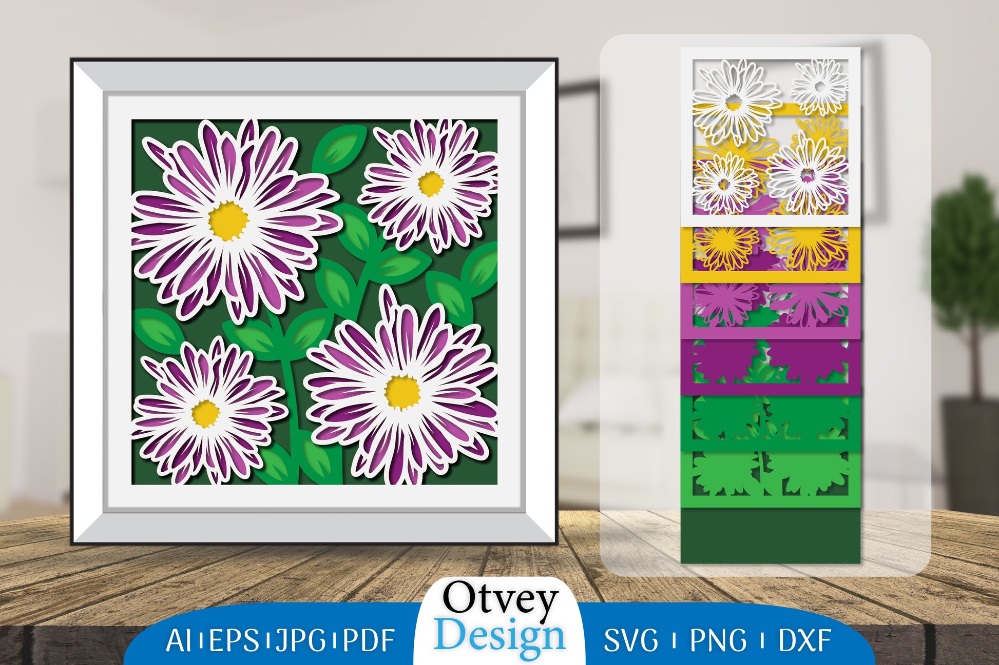 3D Flower Papercut SVG Bundle 2 - CraftNest - Digital Crafting and Art