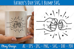 Father's Day Fist Bump SVG Bundle 5 - CraftNest - Digital Crafting and Art