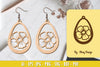 Flower Earring Laser Cut SVG Bundle