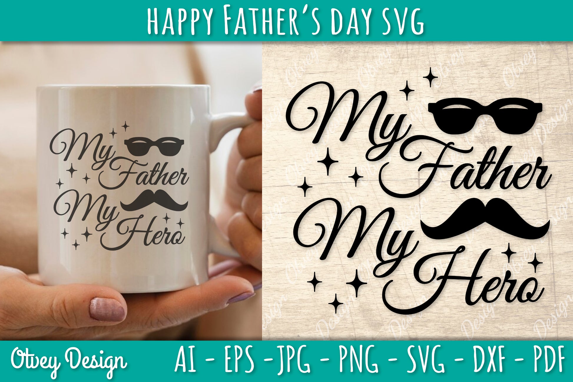 Happy Father's Day SVG Bundle 17 - CraftNest - Digital Crafting and Art