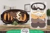 Goggles Ski Scene Layered Wall Art SVG Bundle