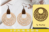 Earrings Mandala SVG Bundle