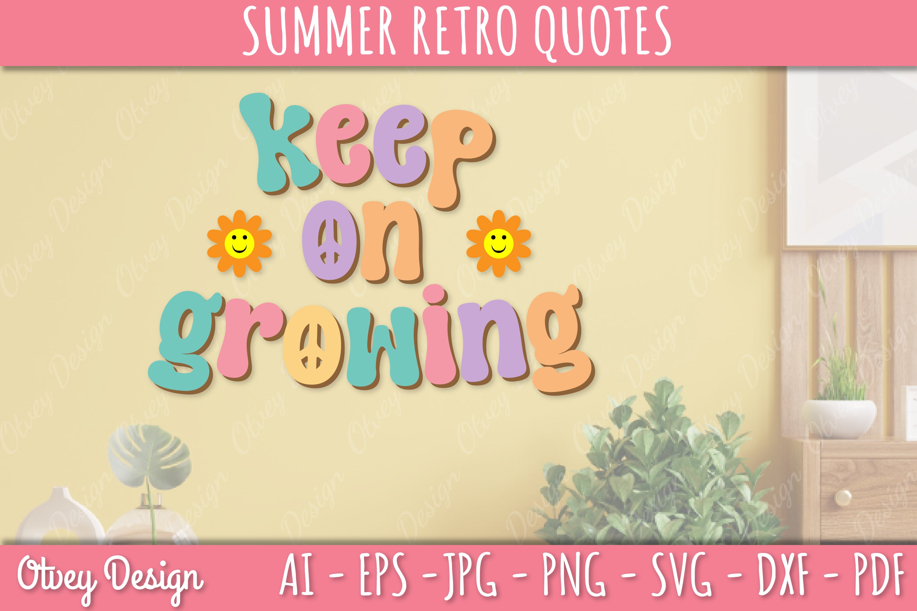 Summer Retro Quotes SVG Bundle