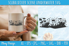 Scuba Diver Underwater World SVG Bundle 1 - CraftNest - Digital Crafting and Art