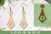 Flower Earrings Laser Cut SVG Bundle