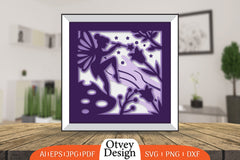 Fairy 3D Shadowbox Layered SVG Bundle 3 - CraftNest - Digital Crafting and Art
