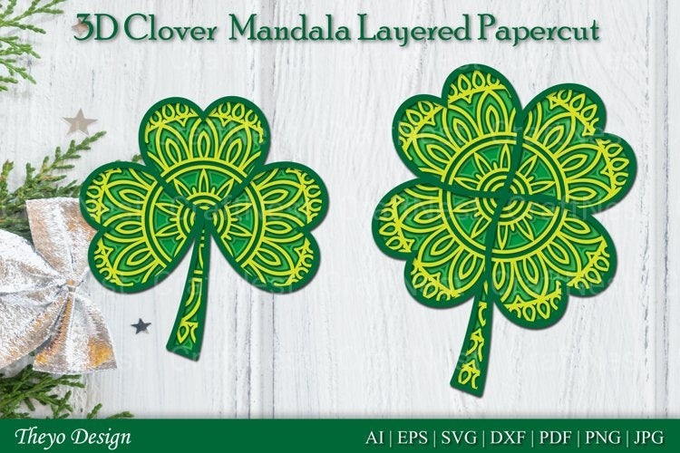 Clover Mandala SVG Bundle