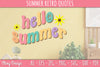 Summer Retro Quotes SVG Bundle