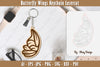 Butterfly Keychain Lasercut SVG Bundle