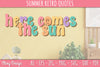 Summer Retro Quotes SVG Bundle