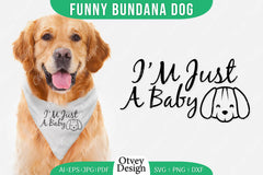 Funny Dog Bandana SVG Bundle 14 - CraftNest - Digital Crafting and Art