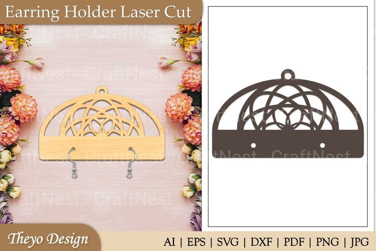 Earrings Holder SVG Bundle