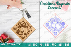 Christmas Keychain Lasercut SVG Bundle 13 - CraftNest - Digital Crafting and Art