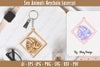 Keychain Sea Animals Laser Cut SVG Bundle