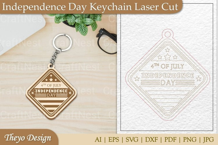 USA Keychain SVG Bundle