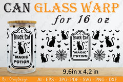 Halloween 16 oz Can Glass Wrap SVG Bundle 12 - CraftNest - Digital Crafting and Art