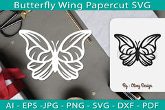 Butterfly Papercut SVG Bundle 10 - CraftNest - Digital Crafting and Art