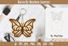 Butterfly Keychain Lasercut SVG Bundle