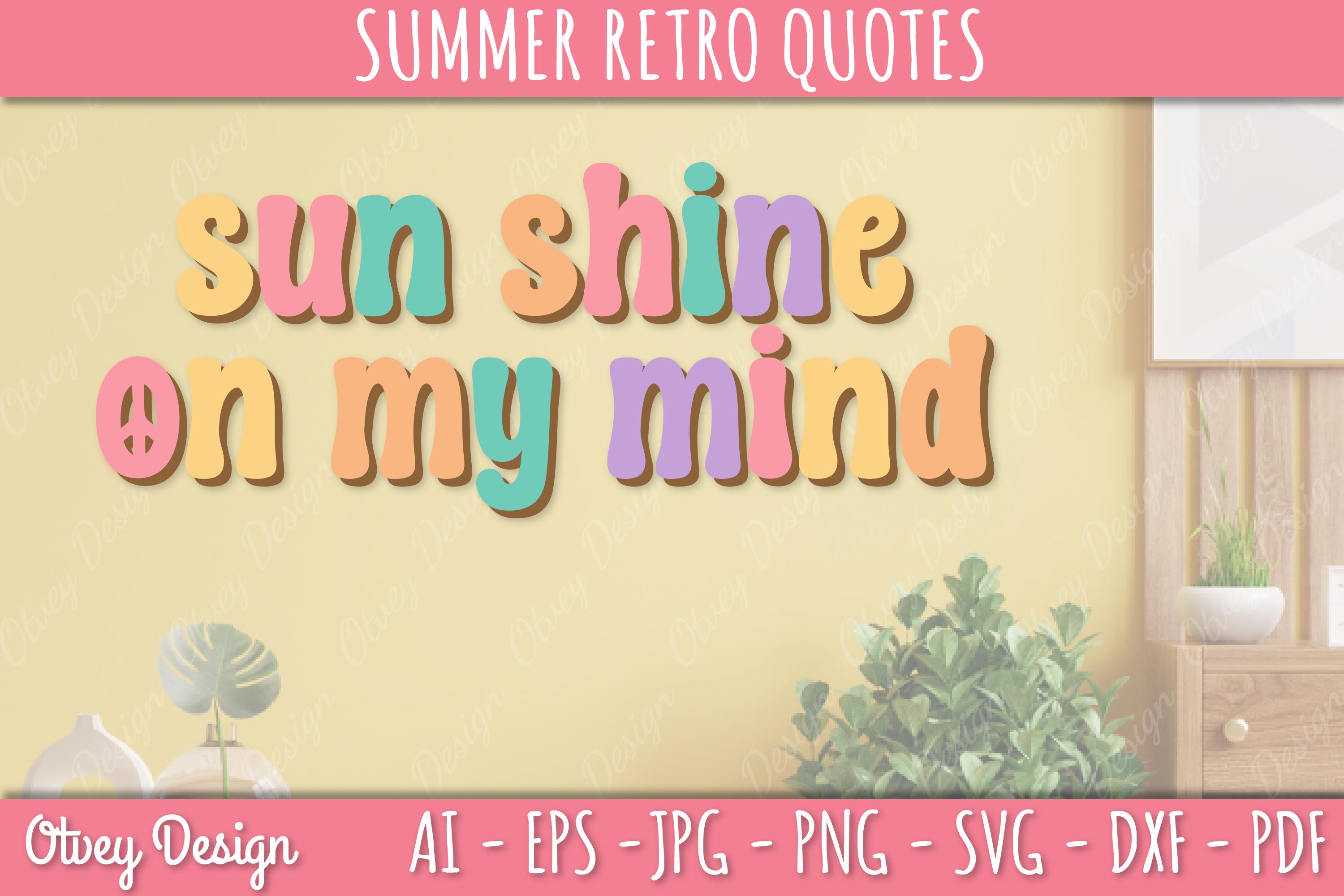 Summer Retro Quotes SVG Bundle