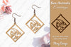 Sea Animals Earrings Laser Cut SVG Bundle
