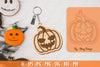 Halloween Keychain Laser Cut SVG Bundle