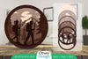 Hiking Couple Layered Lasercut SVG Bundle