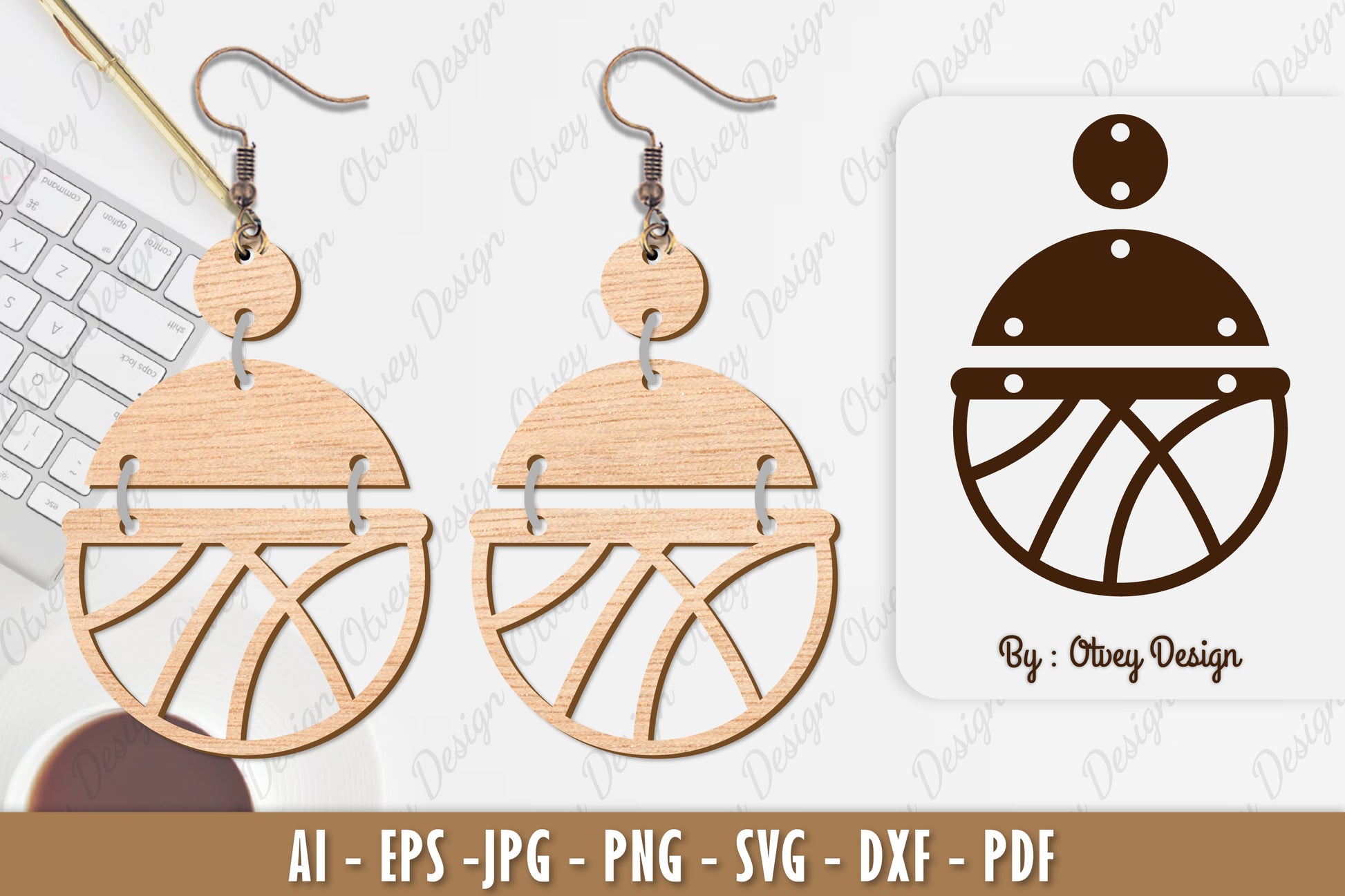 Ball Earring SVG Bundle 14 - CraftNest - Digital Crafting and Art