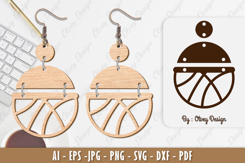 Ball Earring SVG Bundle 14 - CraftNest - Digital Crafting and Art