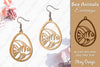 Sea Animals Earrings Laser Cut SVG Bundle